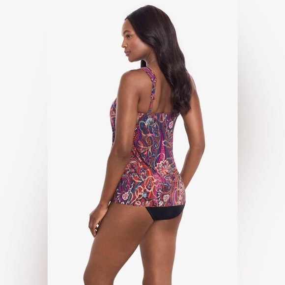 NWT Miraclesuit
Dazzle Tankini Top in
Dynasty - Picture 4 of 6